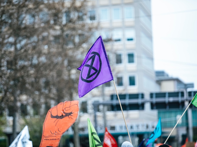 Día del género: Mujeres manifestándose por sus derechos climáticos.